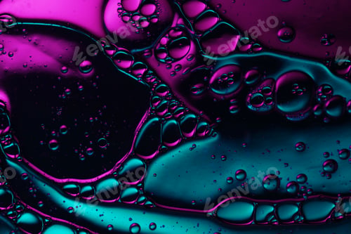 Preview: abstract liquid background in colorful neon light