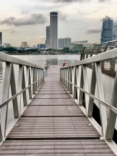 Preview: A View of The Financial Towers From Cross The Canal