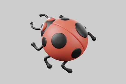 Preview: Cartoon ladybug bug