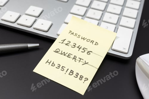 Preview: Strong and weak easy Password concept