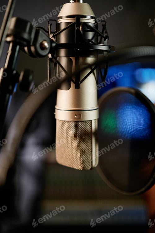 Preview: Microphone In Recording Studio
