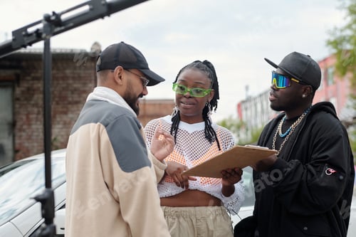 Preview: Analyzing Documents During Outdoor Team Meeting