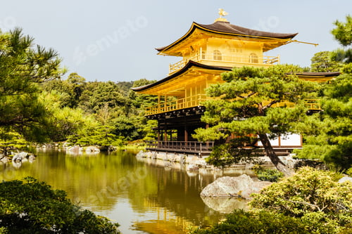 Preview: Kinkakuji Temple (The Golden Pavilion) in Kyoto Japan