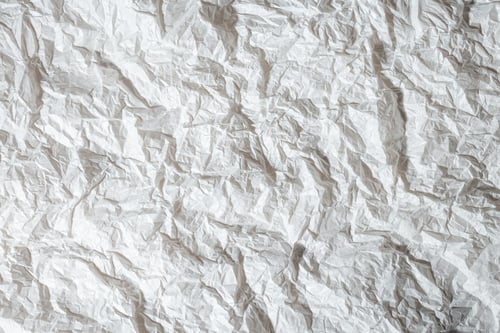 Preview: Wrinkled paper white background texture