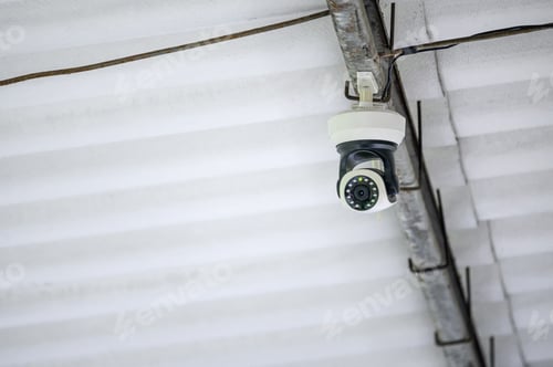 Preview: Surveillance camera (CCTV) setting on ceiling