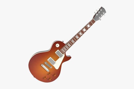 Preview: Sunburst Finish Electric Guitar