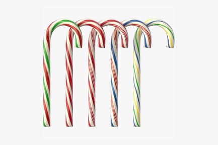 Preview: Colorful Peppermint Candy Canes