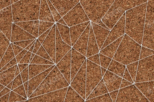 Preview: Connecting dots background, network and communication design