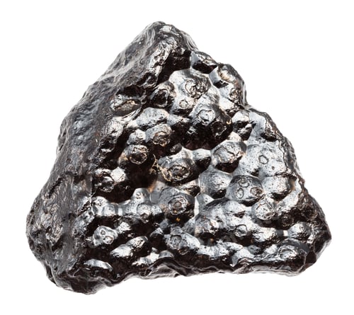 Preview: rough Hematite (Kidney Ore) stone isolated