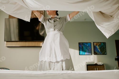 Preview: Unrecognizable Woman in Cleaning Process