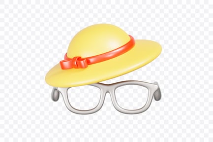 Preview: Sun Hat With Sunglasses
