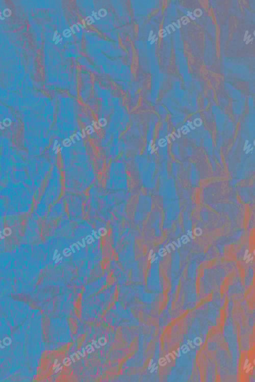 Preview: Old blue and orange recycled ECO paper texture cardboard background