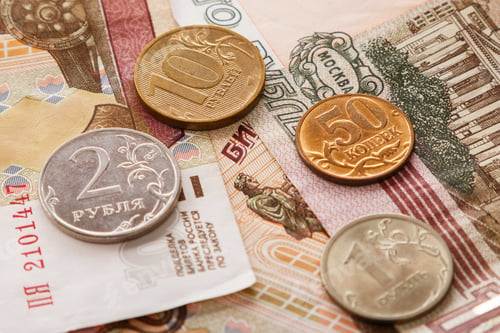 Preview: Background of russian rubles