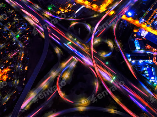 Preview: Infinity Intersection, an aerial view of the freeways in Los Angeles.