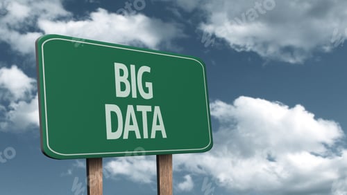 Preview: Creative Sign With The Text - Big Data