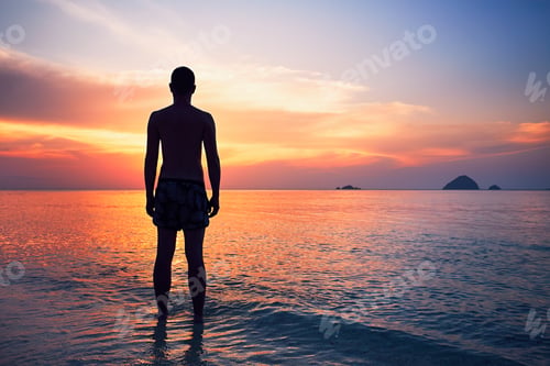 Preview: Contemplation on the tropical beach