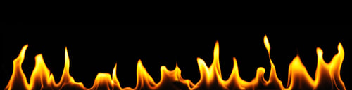 Preview: Close-up flames of an alcohol burner on a dark background
