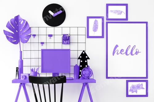 Preview: Purple room interior