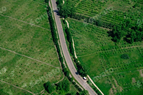 Preview: photo of the bike path from above