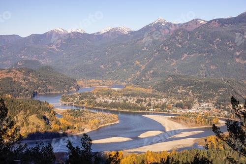 Preview: View of Hope, British Columbia, Canada. Sunny Fall Season Day