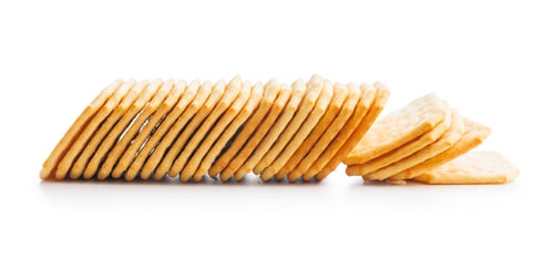 Preview: Crackers on White Background