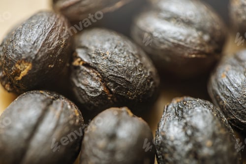Preview: Pile of dark roast coffee beans
