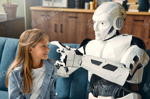 Preview: Housewife Robot Helping at home
