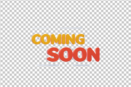 Preview: Coming Soon 3D Icon