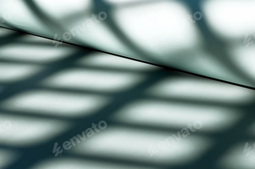 Preview: Abstract geometric shadow. Light green monochrome wallpapers.