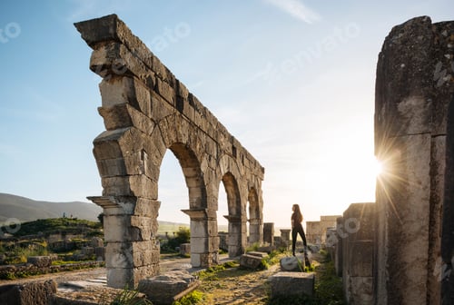 Preview: Roman Ruins of Volubilis, Meknes, Morocco, North Africa