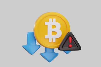 Vorschau: Bitcoin-Rückgang mit Warnzeichen