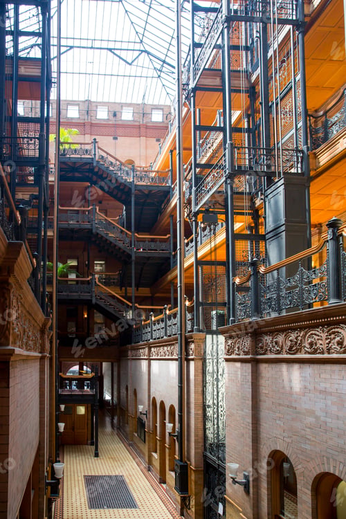 Preview: Iconic Bradbury Building in Los Angeles USA
