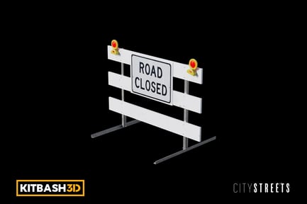 Preview: Kitbash: City Streets - Barrier C