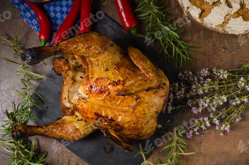 Preview: Grilled chicken on a can of beer