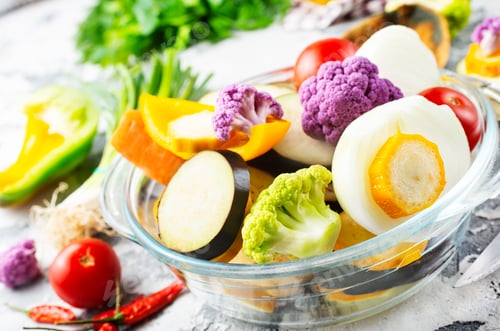 Preview: raw vegetables