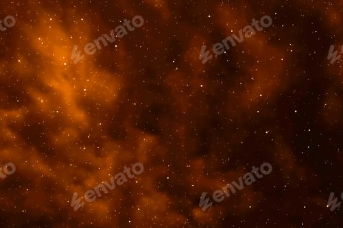 Preview: Stars in the night. Dark brown galaxy space background.