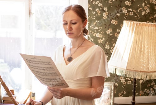 Preview: young girl playing the piano