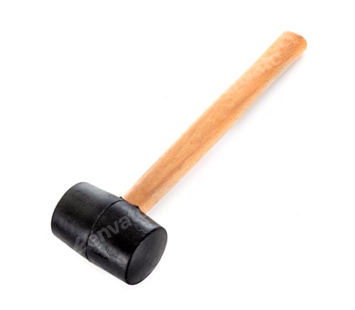 Preview: wood hammer in studio