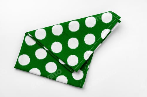 Preview: kitchen cloth isolated on white background, close up