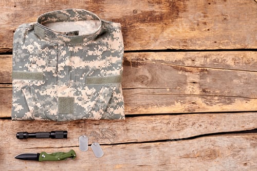 Preview: Camouflage shirt and accessories