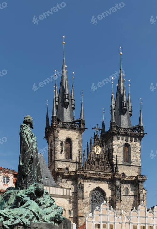 Vista previa: Tyn Cathedral, Old Town, Prague, Czech Republic