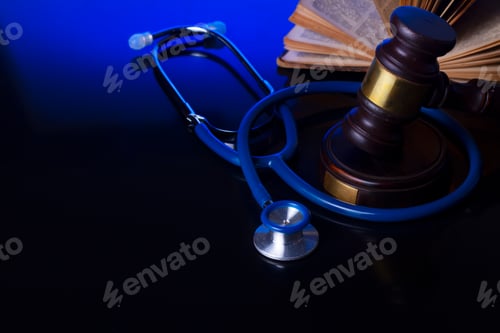 Preview: Hand holding law gavel