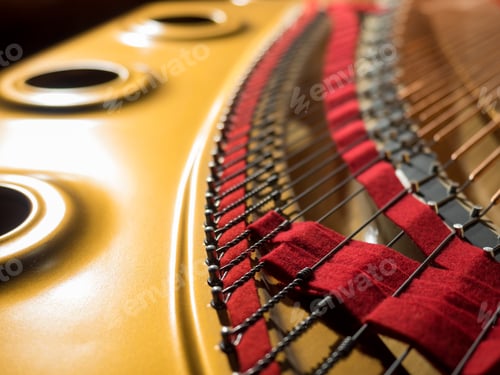 Preview: interior of a concert grand piano