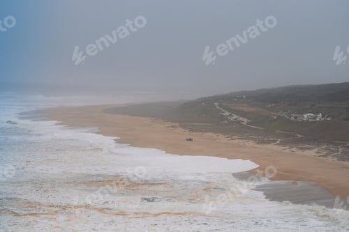 Preview: Wide view of coastal beach
