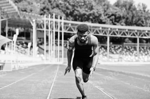 Preview: African american male athlete