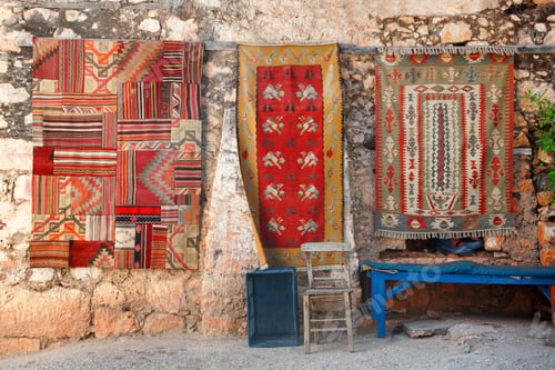 Preview: Turkish rugs on wall in simena