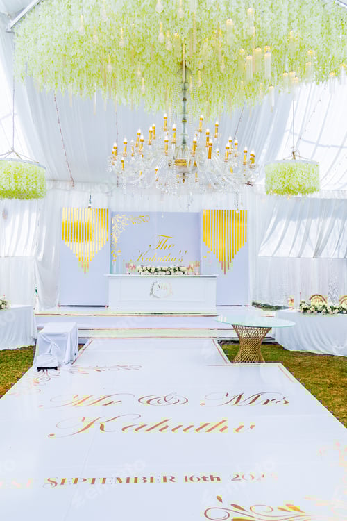 Preview: Decorations Setup Designs Outdoors On Locations Weddings Venue Nairobi City County Kenya East Africa