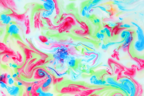 Preview: Abstract Space Background, Multi-Colored Paints In Liquid Magma Flow, Climatic Zones, Creative