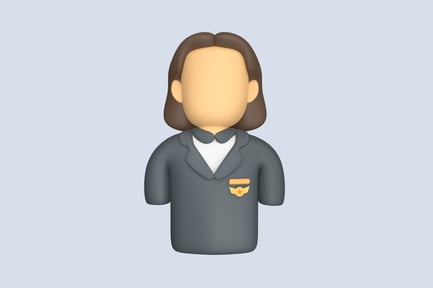 Preview: Flight Attendant 3D Illustration