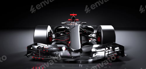 Preview: Fast F1 car. Formula one racing sportscar.